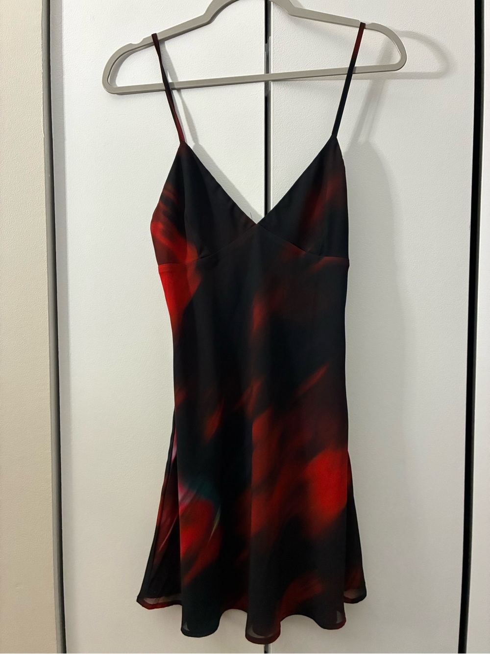 White Fox Boutique Red & Black Mini Dress